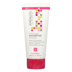 Andalou Naturals Soothing Shower Gel - 1000 Roses - 8.5 Oz - Vita-Shoppe.com