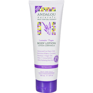 Andalou Naturals Body Lotion - Lavender Thyme Refreshing - 8 Fl Oz - Vita-Shoppe.com