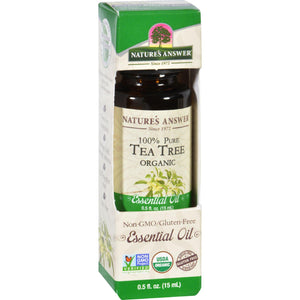 Natures Answer Essential Oil - Organic - Tea Tree - .5 Oz - Vita-Shoppe.com