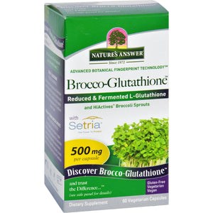 Natures Answer Brocco-glutathione - 60 Vegetarian Capsules - Vita-Shoppe.com