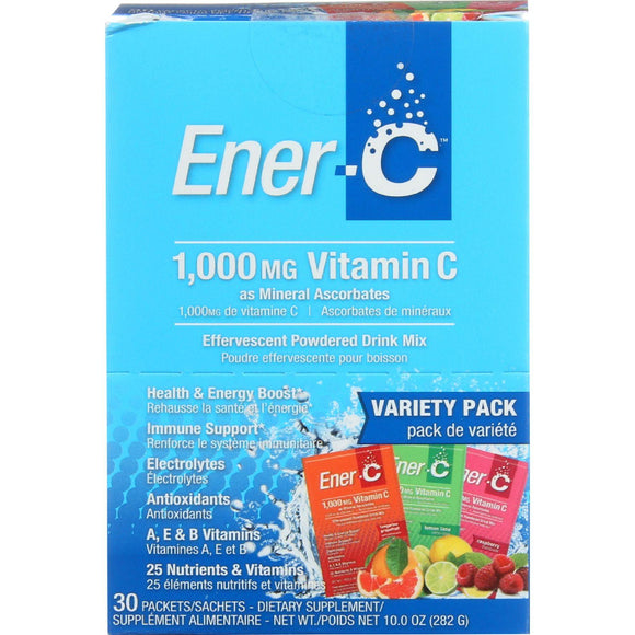Ener-c - Variety Pack - 1000 Mg - 30 Packets - 1 Each - Vita-Shoppe.com