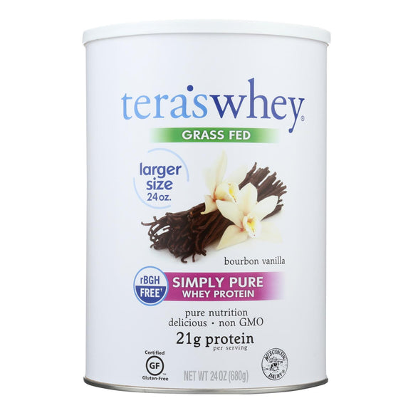 Tera's Whey Protein - Rbgh Free - Bourbon Vanilla - 24 Oz - Vita-Shoppe.com