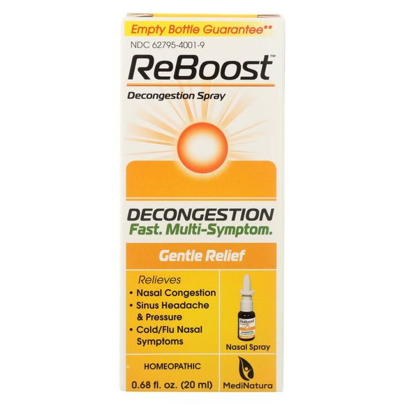 Reboost Nasal Spray - Decongestion - 20 Ml - Vita-Shoppe.com