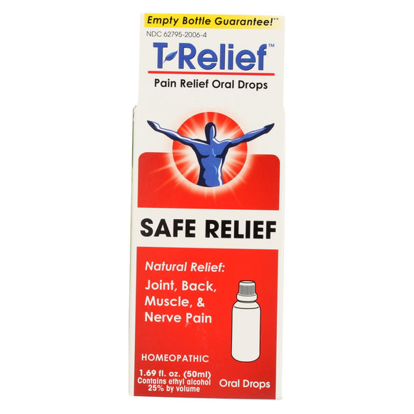 T-relief - Pain Relief Oral Drops - Arnica Plus 12 Natural Ingredients - 1.69 Oz - Vita-Shoppe.com