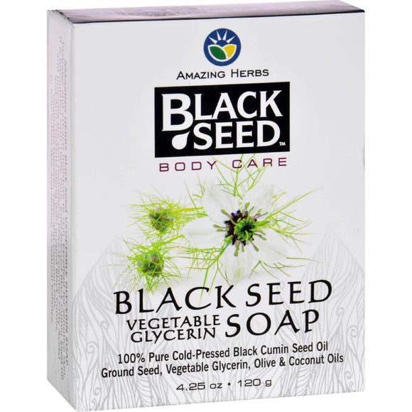Black Seed Bar Soap - Vegetable Glycerin - 4.25 Oz - Vita-Shoppe.com