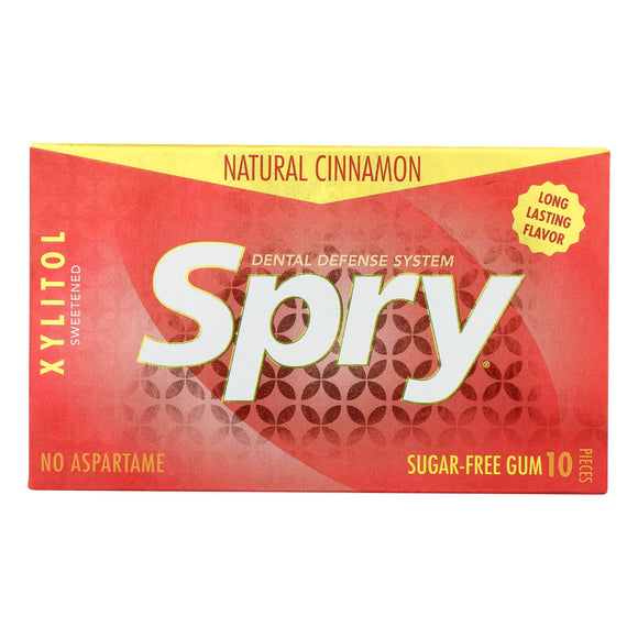 Spry Xylitol Gems - Cinnamon - Case Of 20 - 10 Count - Vita-Shoppe.com