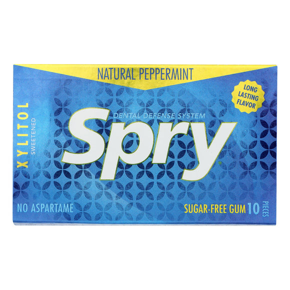 Spry Xylitol Gems - Peppermint - Case Of 20 - 10 Count - Vita-Shoppe.com