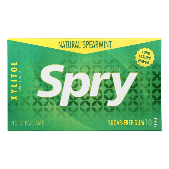 Spry Xylitol Gems - Spearmint - Case Of 20 - 10 Count - Vita-Shoppe.com
