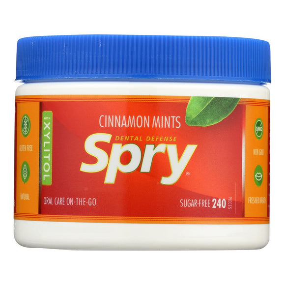 Spry Xylitol Gems - Cinnamon - 240 Count - Vita-Shoppe.com
