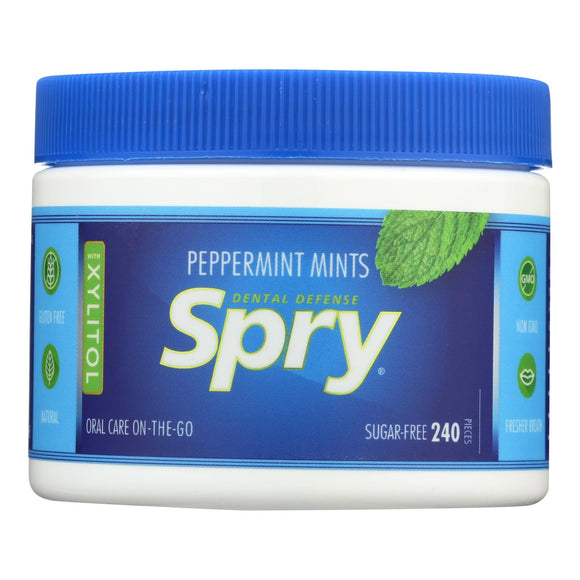 Spry Xylitol Gems - Peppermint - 240 Count - Vita-Shoppe.com