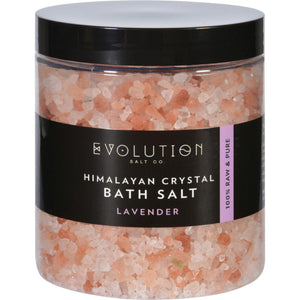 Evolution Salt Bath Salt - Himalayan - Coarse - Lavender - 26 Oz - Vita-Shoppe.com