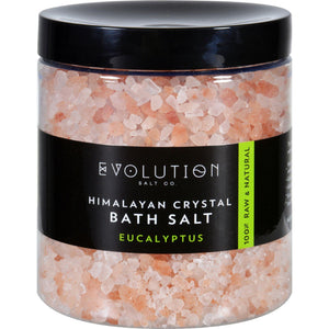 Evolution Salt Bath Salt - Himalayan - Coarse - Eucalyptus - 26 Oz - Vita-Shoppe.com