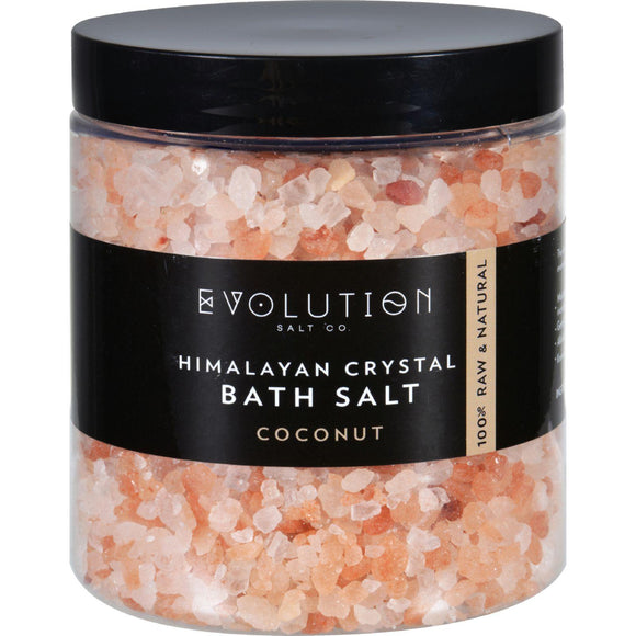 Evolution Salt Bath Salt - Himalayan - Coarse - Coconut - 26 Oz - Vita-Shoppe.com
