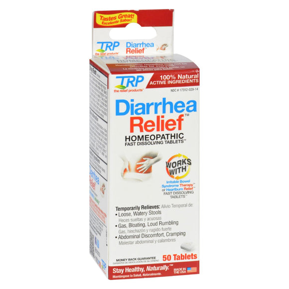 Trp Diarrhea Relief - 50 Tablets - Vita-Shoppe.com