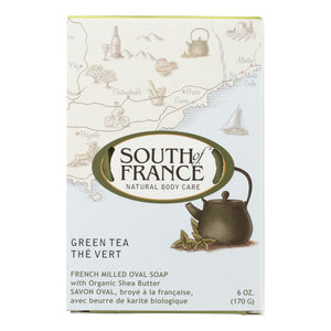 South Of France Bar Soap - Green Tea - 6 Oz - 1 Each - Vita-Shoppe.com