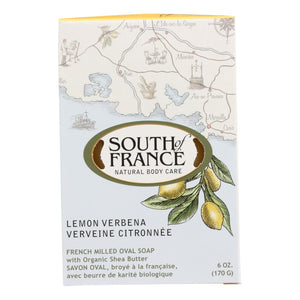 South Of France Bar Soap - Lemon Verbena - Full Size - 6 Oz - Vita-Shoppe.com