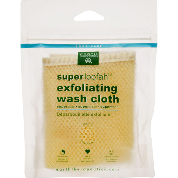 Earth Therapeutics Loofah - Super - Exfoliating - Wash Cloth - 1 Count - Vita-Shoppe.com