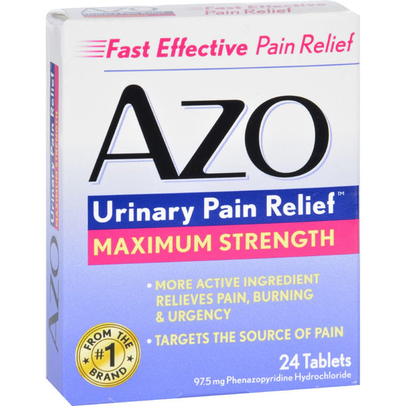 Azo Urinary Pain Relief - 24 Tablets - Vita-Shoppe.com