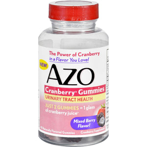 Azo Cranberry Gummies - 40 Count - Vita-Shoppe.com