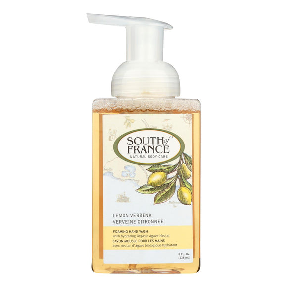 South Of France Hand Soap - Foaming - Lemon Verbena - 8 Oz - 1 Each - Vita-Shoppe.com