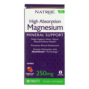 Natrol Magnesium - High Absorption - 60 Tablets - Vita-Shoppe.com