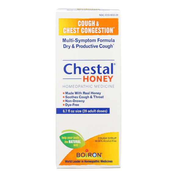 Boiron Chestal - Cough And Chest Congestion - Honey - Adult - 6.7 Oz - Vita-Shoppe.com