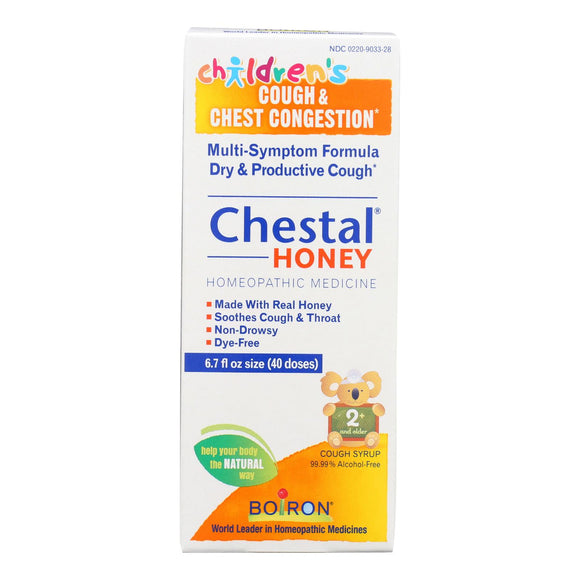 Boiron Chestal - Cough And Chest Congestion - Honey - Childrens - 6.7 Oz - Vita-Shoppe.com