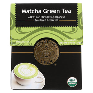 Buddha Teas -tea - Matcha Green - Case Of 6 - 18 Bag - Vita-Shoppe.com
