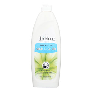 Biokleen Dish Liquid - Natural - Free And Clear - 25 Oz - - Vita-Shoppe.com