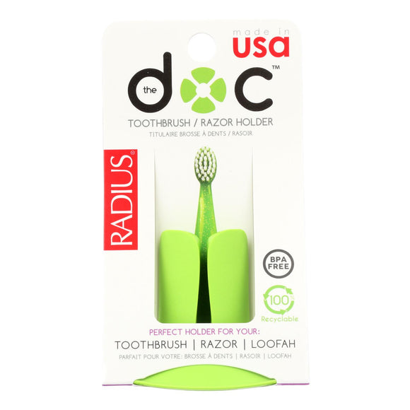 Radius - Toothbrush Holder - The Doc - Multi-use Suction Holder - 4 Count - Vita-Shoppe.com