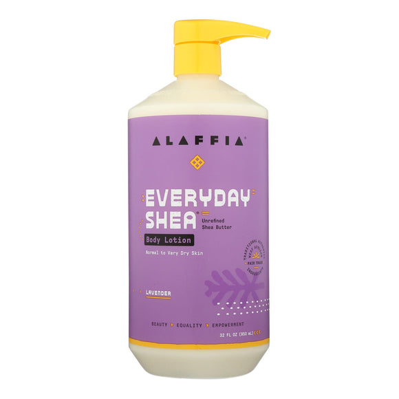 Alaffia - Everyday Lotion - Lavender - 32 Oz. - Vita-Shoppe.com