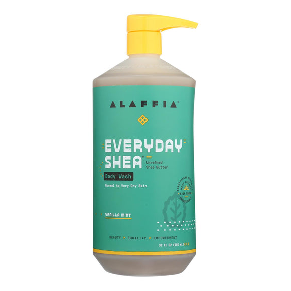 Alaffia - Everyday Body Wash - Shea Vanilla - 32 Oz. - Vita-Shoppe.com