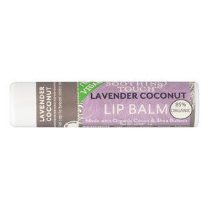 Soothing Touch Lavender Coconut Vegan Lip Balm  - Case Of 12 - .25 Oz - Vita-Shoppe.com