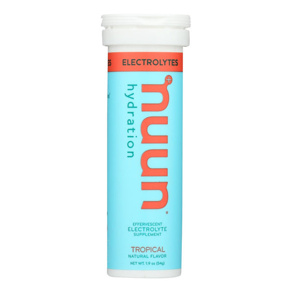Nuun Hydration Drink Tab - Active - Tropical - 10 Tablets - Case Of 8 - Vita-Shoppe.com