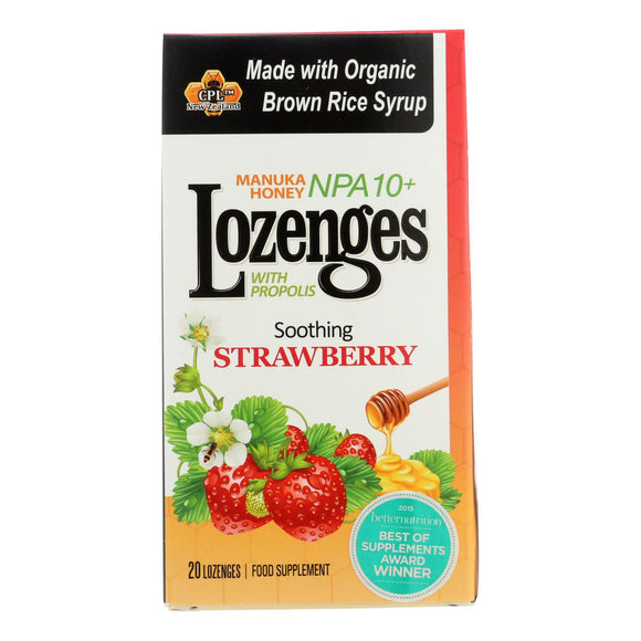 Pacific Resources International Manuka Honey Lozenges, Soothing Strawberry  - 1 Each - 20 Ct - Vita-Shoppe.com