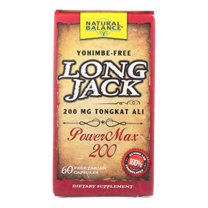 Natural Balance - Long Jack Powermax 200 - 1 Each - 60 Vcap - Vita-Shoppe.com