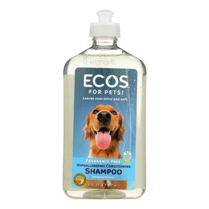 Ecos - Hypoallergenic Conditioning Pet Shampoo - Fragrance Free - 17 Fl Oz. - Vita-Shoppe.com