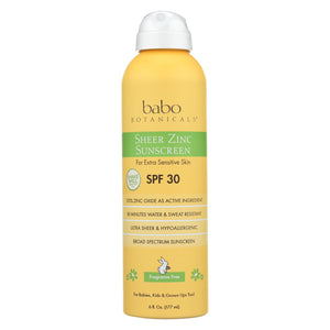 Babo Botanicals Sunscreen - Fragrance Free - Case Of 1 - 6 Fl Oz. - Vita-Shoppe.com