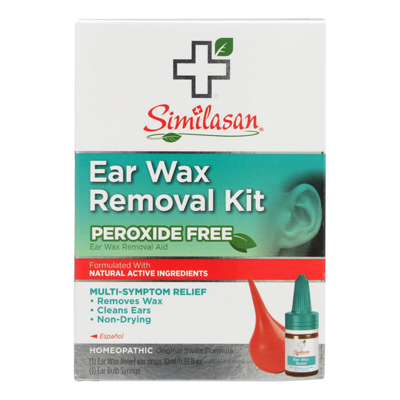 Similasan Ear Wax Relief Ear Drops And Ear Wax Removal Kit - 1 Kit - Vita-Shoppe.com