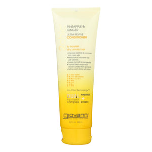 Giovanni Hair Care Products Conditioner - Pineapple And Ginger - Case Of 1 - 8.5 Oz. - Vita-Shoppe.com