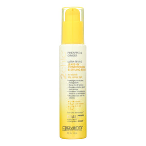 Giovanni Hair Care Products Conditioner - Pineapple And Ginger - Case Of 1 - 4 Fl Oz. - Vita-Shoppe.com