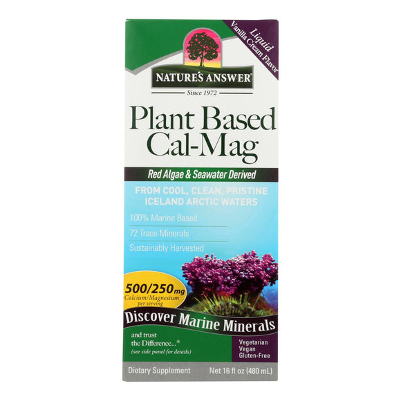 Nature's Answer Plant Based Calcium-magnesium Liquid  - 1 Each - 16 Fz - Vita-Shoppe.com