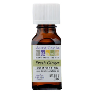 Aura Cacia Essential Oil - Fresh Ginger - 0.5 Oz. - Vita-Shoppe.com