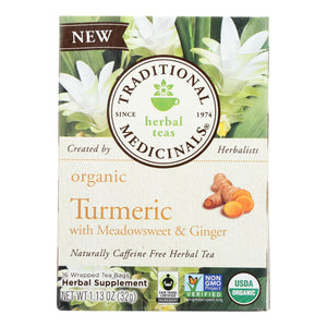 Traditional Medicinals Organic Herbal Tea - Ginger - Case Of 6 - 16 Count - Vita-Shoppe.com