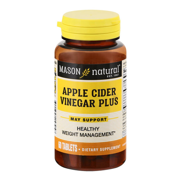 Mason Naturals - Apple Cider Vinegar Plus - 1 Each - 06 Tab - Vita-Shoppe.com