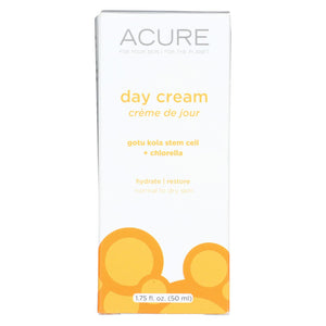 Acure Day Cream - Gotu Kola Extract And Chlorella - 1.75 Fl Oz. - Vita-Shoppe.com