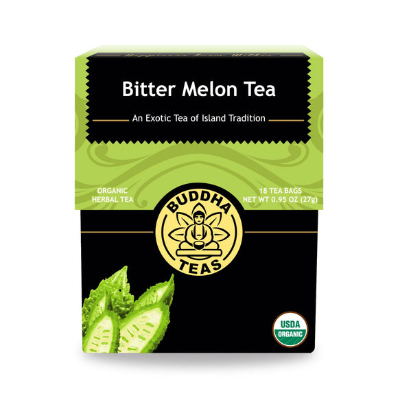 Buddha Teas - Organic Tea - Bitter Melon - Case Of 6 - 18 Count - Vita-Shoppe.com
