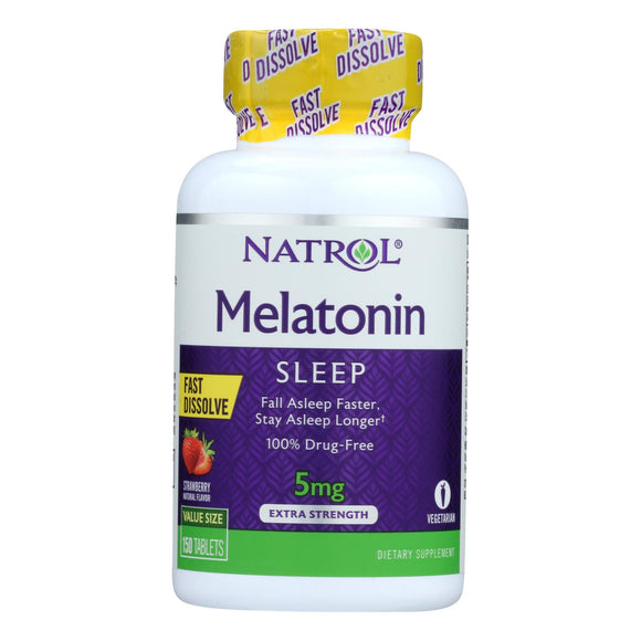 Natrol Melatonin Fast Dissolve Tablets - 5 Mg - 150 Count - Vita-Shoppe.com