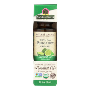 Nature's Answer - Organic Essential Oil - Bergamot - 0.5 Oz. - Vita-Shoppe.com