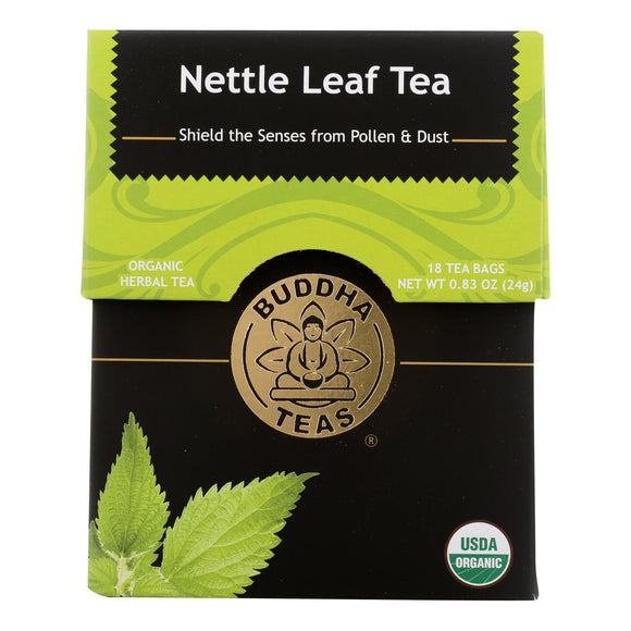 Buddha Teas - Organic Tea - Nettle Leaf - Case Of 6 - 18 Count - Vita-Shoppe.com